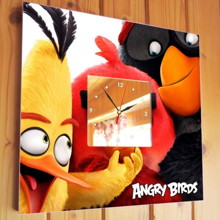 Интересные часы Angry Birds